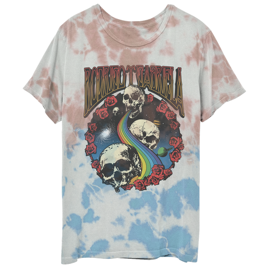 Rainbow Skull Tie Dye T-Shirt