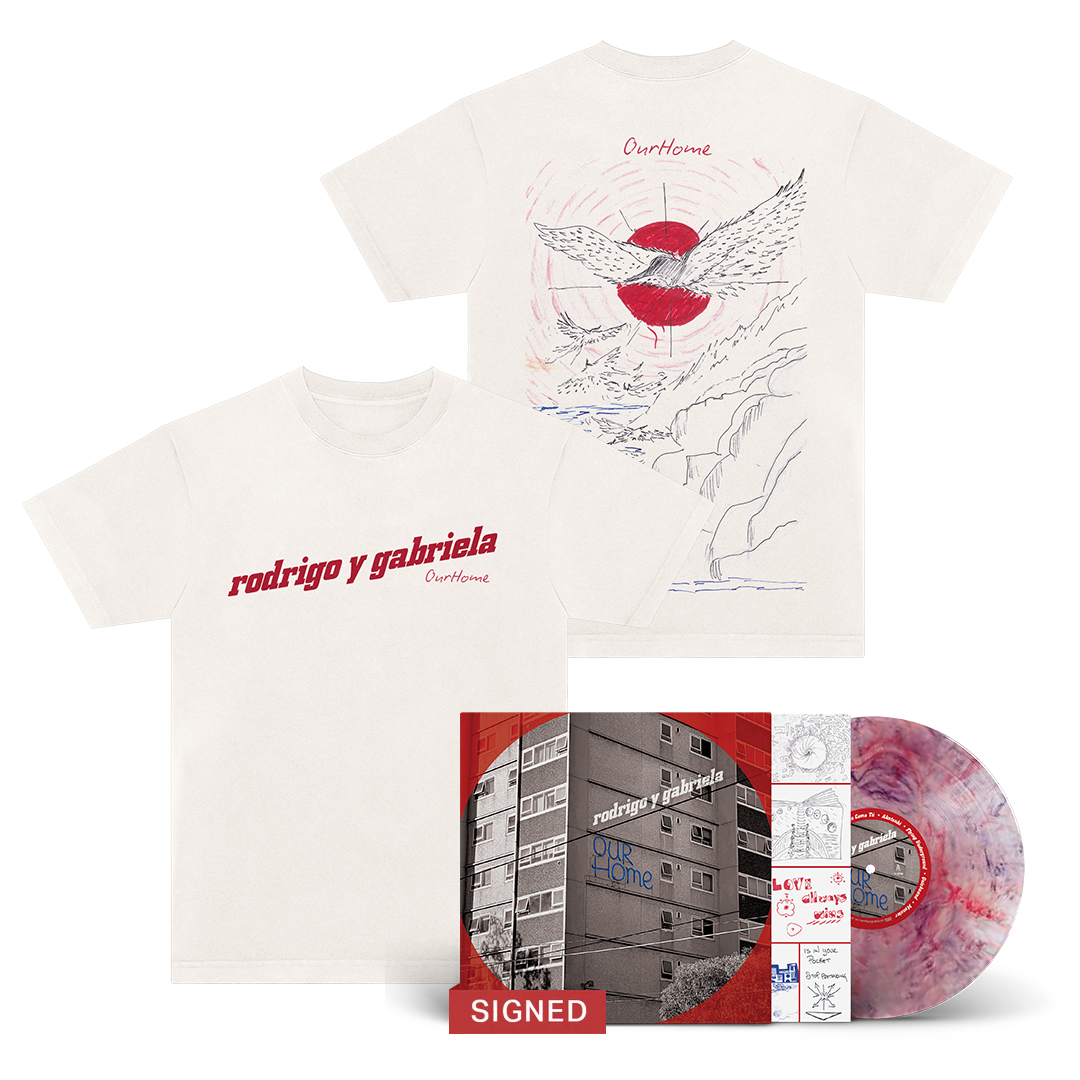 Signed - OurHome T-Shirt & LP Bundle