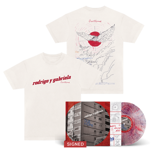 Signed - OurHome T-Shirt & LP Bundle