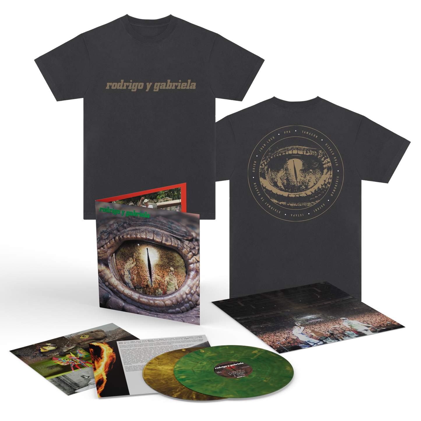 Rodrigo y Gabriela 20th Anniversary LP & T-shirt Bundle